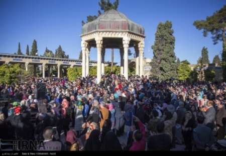 آرامگاه شاعران پارسي گو در شيراز ، ميعادگاه ميهمانان نوروزي