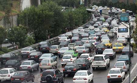 ترافيك جاده هاي مازندران نيمه سنگين گزارش شد