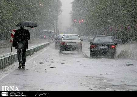 تداوم بارش برف و باران و وزش باد شدید در البرز و جاده های آن