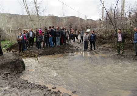 بارش سيل آسا 25 ميليارد ريال در شهرستان خلخال خسارت برجاي گذاشت