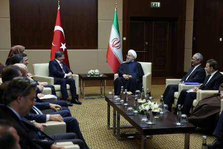 الرئيس روحاني: تطوير العلاقات بين ايران وتركيا يخدم المنطقة والعالم الاسلامي الرئيس روحاني: تطوير العلاقات بين ايران وتركيا يخدم المنطقة والعالم الاسلامي