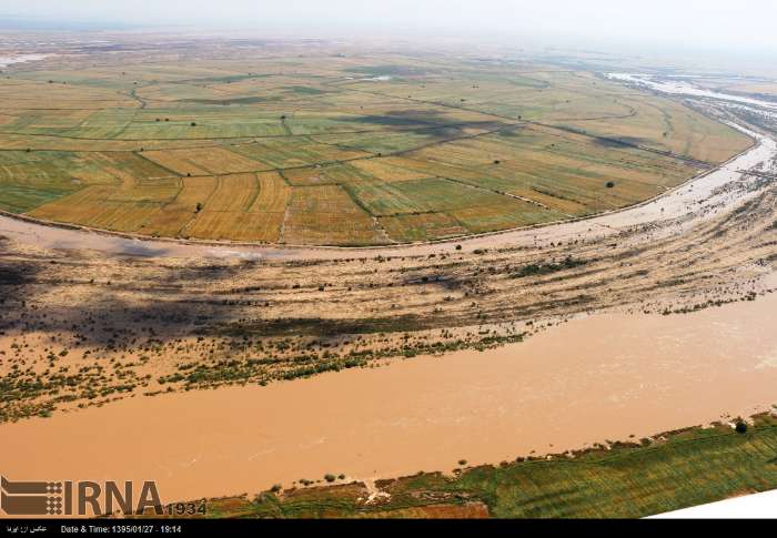 سیل و طوفان دو هزار و 350 میلیارد ریال به بخش كشاورزی خوزستان خسارت زد