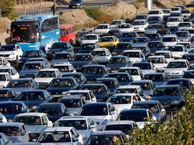 ترافيك سنگين آزادراه تهران -كرج