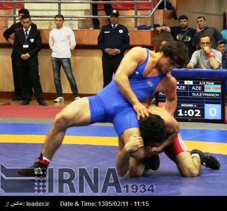 Luchadores iraníes consiguen la segunda plaza en el Campeonato de Bakú Luchadores iraníes consiguen la segunda plaza en el Campeonato de Bakú