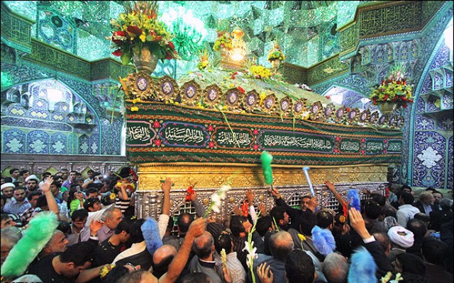 قم در سالروز ولادت امام حسین(ع) غرق در جشن و سرور است