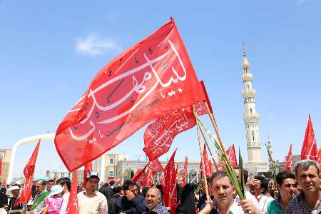 ندای لبیک یا مهدی(عج) در مسجد مقدس جمکران طنین انداز شد - ایرنا