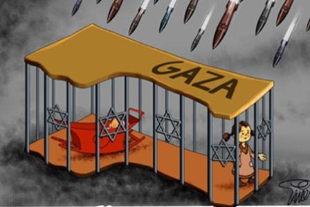 نگارخانه اروميه ميزبان نمايشگاه بين المللي كاريكاتور غزه