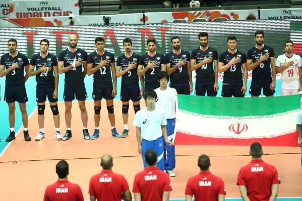 همه مردان والیبال ایران