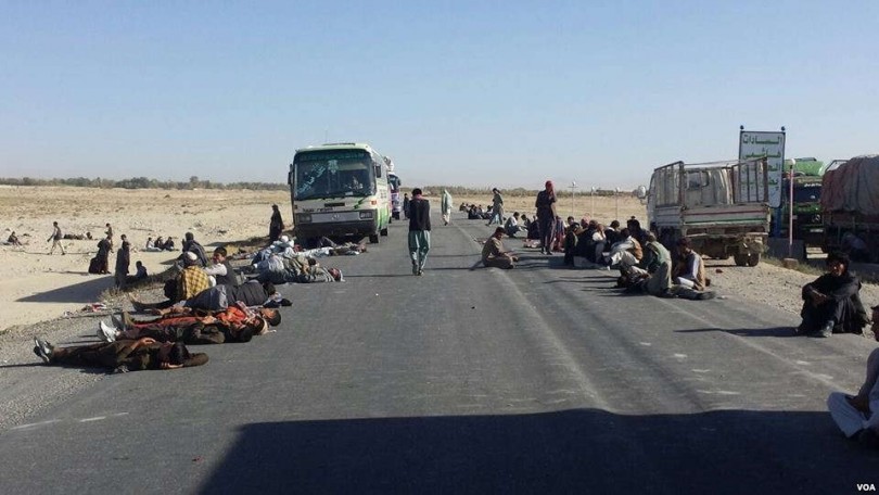 طالبان 20 مسافر ربوده شده در جاده قندوز - تخار افغانستان را كشتند