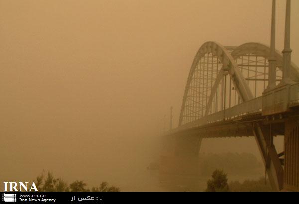 میزان گرد وغبار در اهواز 5برابرحدمجاز