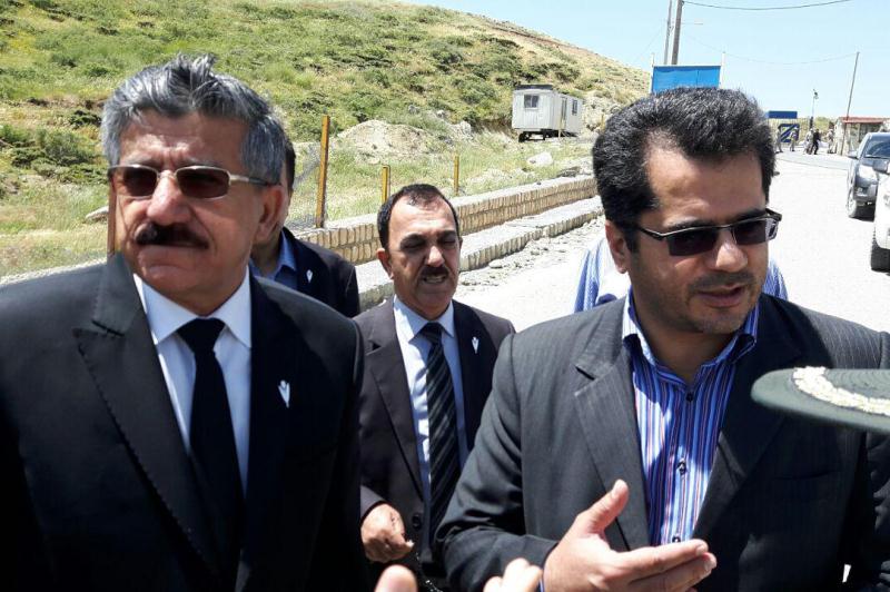 وزیر انفال و شهیدان اقلیم كردستان عراق وارد سردشت شد