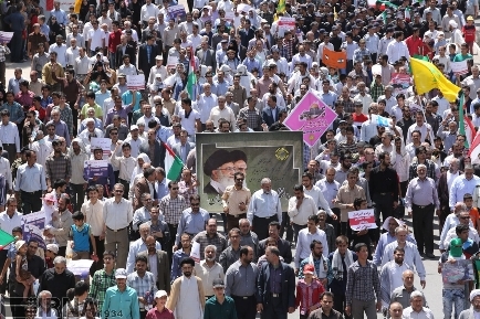 فریاد دفاع از مظلوم در كرمان همزمان با روز قدس