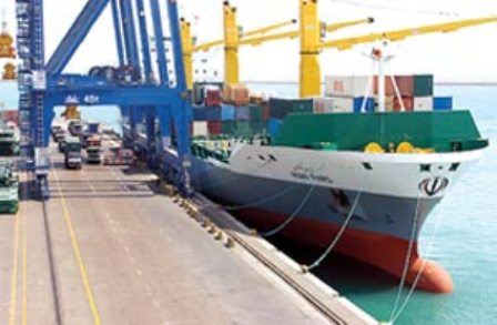 12.56m tons of commodities unloaded, loaded at Iranian ports in a month