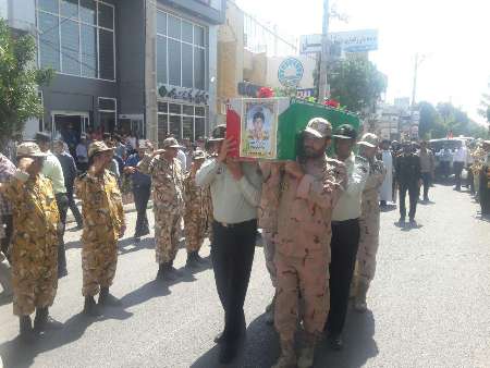 پيكر پاك 2 شهيد مرزباني در خراسان شمالي تشييع شد