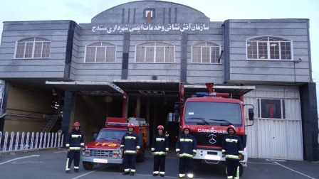 انجام 262 عمليات امداد و نجات توسط آتش نشاني در سنندج