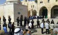 حمله صهیونیست ها به مسجد الاقصی/ بازداشت 10 فلسطینی در كرانه باختری