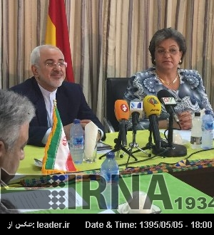 Zarif, Gana Dışişleri Bakanı ile görüştü Zarif, Gana Dışişleri Bakanı ile görüştü
