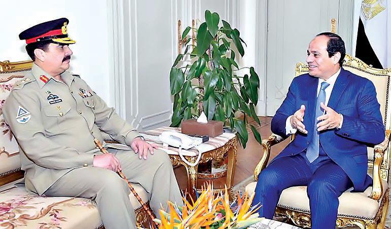 دیدار فرمانده ارتش پاكستان با السیسی، سرخط روزنامه های پاكستان/ششم مرداد