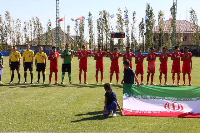 پيروزي تيم فوتبال نوجوانان ايران مقابل آذربايجان