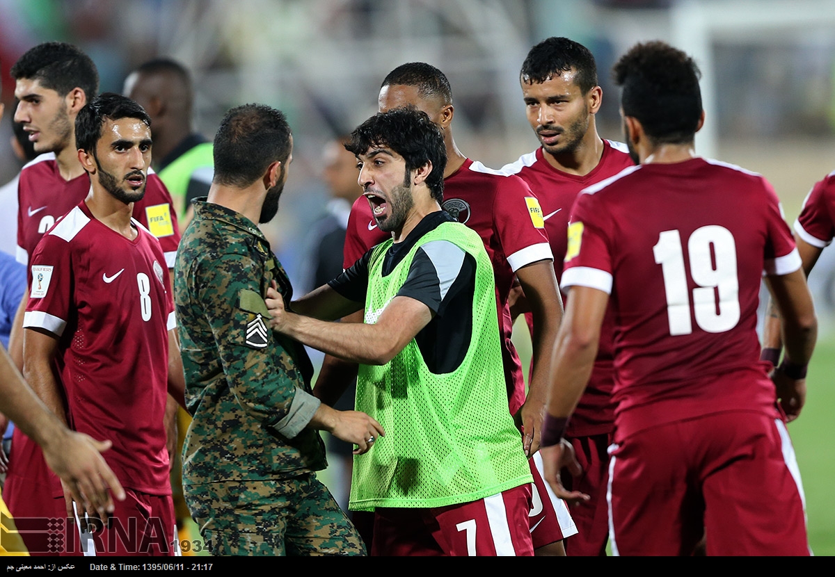 مقدماتی جام جهانی 2018/حاشيه دیدار تیم های ملی فوتبال ایران و قطر