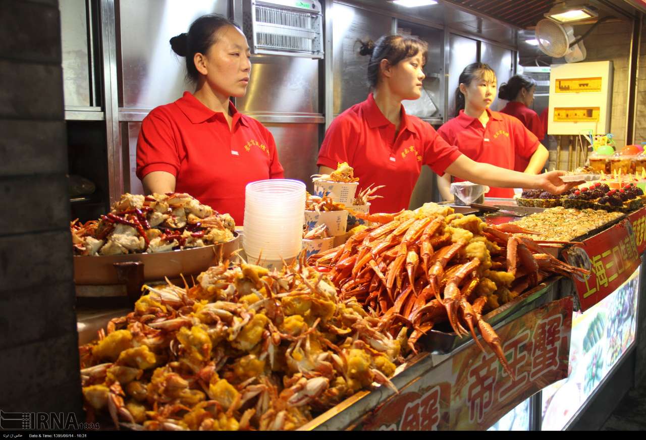 Chinese food stalls in Beijing - IRNA English