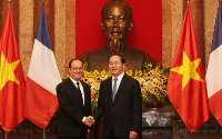اولاند در هانوي/ نخستين سفر يك رئيس جمهوري فرانسه به ويتنام در 12 سال گذشته
