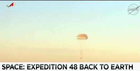سه فضانورد ایستگاه بین المللی فضایی به زمین بازگشتند