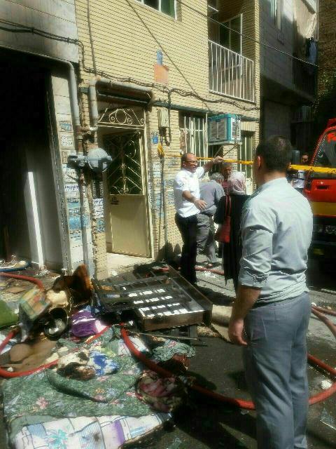 25مصدوم در انفجار گاز شهري در حيدرآباد كرج