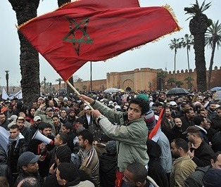 تظاهرات سراسري در مغرب دراعتراض به سياست هاي حزب حاكم تظاهرات سراسري در مغرب دراعتراض به سياست هاي حزب حاكم
