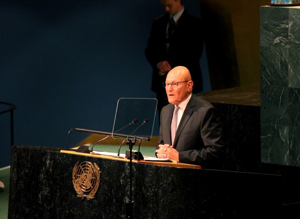درخواست «تمام سلام» در مجمع عمومی سازمان ملل/كمك دوستان به انتخاب رئیس جمهوری لبنان