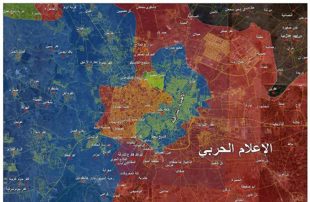 آغاز عملیات ارتش سوریه در حلب از سه محور