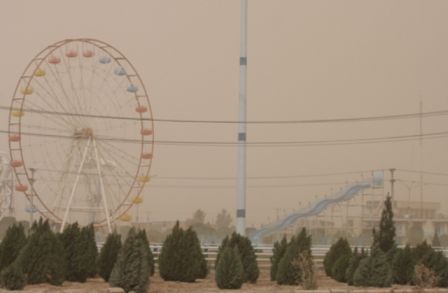 پيش بيني وزش باد در كرمان