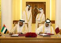شركت هاي دلفين امارات و گاز قطر قرارداد گازي امضا كردند