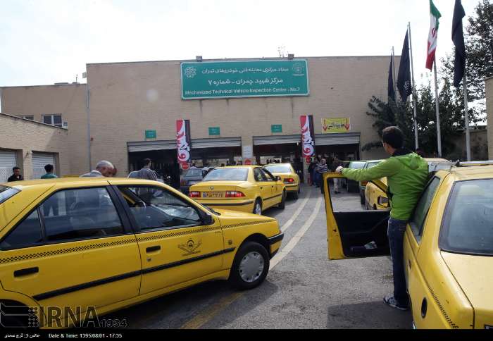 معاینه فنی تاکسی‌های پایتخت بدون نوبت و رایگان