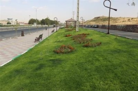 18 هزار مترمربع فضاي سبز در سنندج احداث شده است