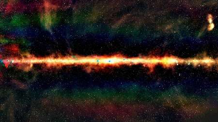 تلسكوپ راديويي، آسمان را با 20 رنگ اصلي رصد مي كند