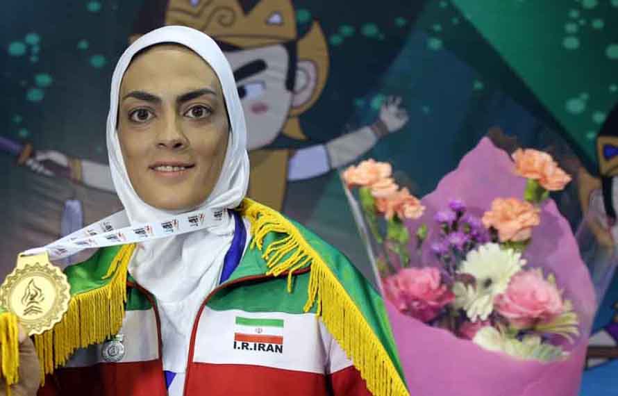 جام جهاني ساندا؛ شهربانو منصوريان دومين طلاي ايران را كسب كرد جام جهاني ساندا؛ شهربانو منصوريان دومين طلاي ايران را كسب كرد