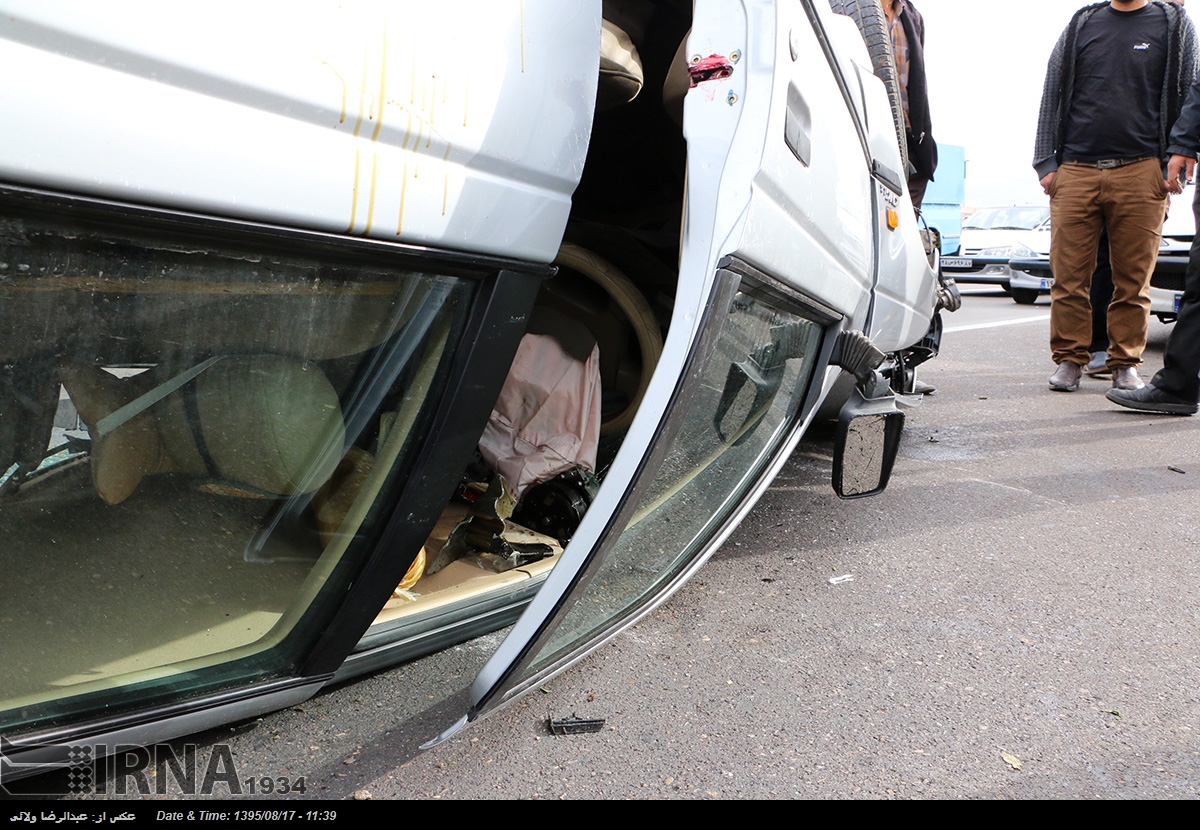 واژگونی خودرو در مه‌ولات خراسان رضوی چهار مصدوم در پی داشت