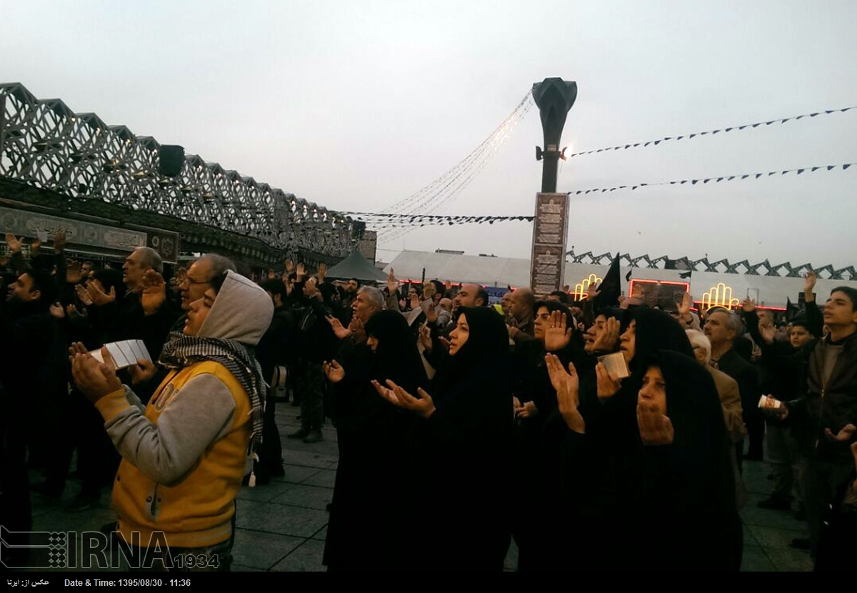 پیاده روی جاماندگان از اربعین حسینی (ع) در تهران