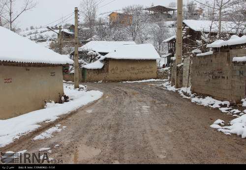 یخبندان شبانه در راه مازندران