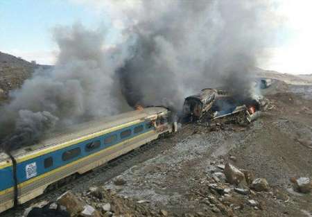 اعلام جزئيات گزارش اوليه حادثه برخورد قطار مسافربري در سمنان
