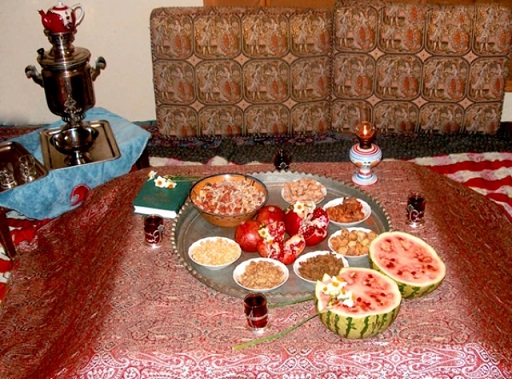 آداب شب يلدا (شه و چله) در كردستان