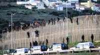 هجوم يكهزار پناه جو به منطقه مرزي سئوتاي اسپانيا
