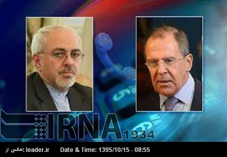 Никаких телефонных переговоров между главами МИД Ирана и России Никаких телефонных переговоров между главами МИД Ирана и России