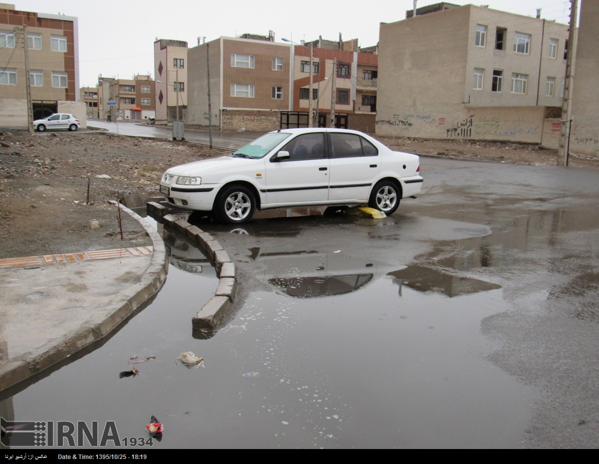 معابر شهرک جهان نما در کرج لایروبی شد