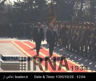 El vicepresidente da la bienvenida al primer ministro sirio en el complejo de Saadabad El vicepresidente da la bienvenida al primer ministro sirio en el complejo de Saadabad