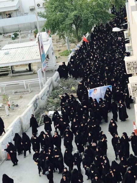 تظاهرات گسترده مردم بحرين