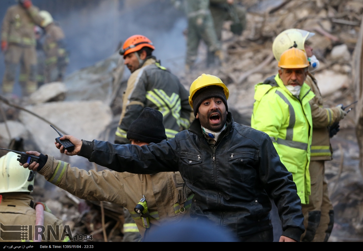 ادامه آواربرداری حادثه پلاسکو در روز پنجم (2)