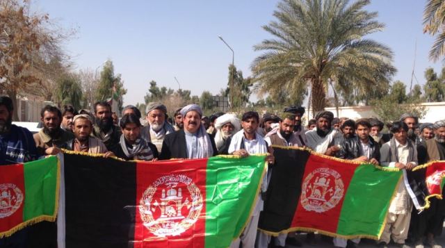 تظاهرات افغان ها علیه پاكستان، پس از درگیری مرزی بین دو كشور