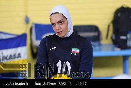 Voleibolista iraní, elegida mejor jugadora de Asia Central Voleibolista iraní, elegida mejor jugadora de Asia Central